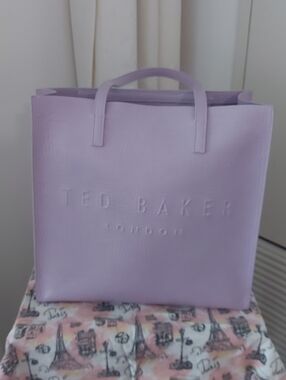 Ted Baker Lilac Embossed Tote Bag